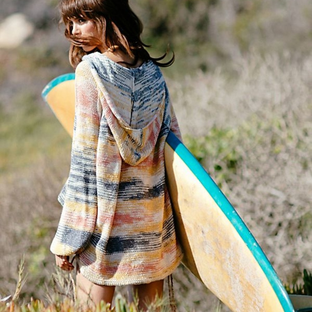 Free People Snow Cone Knit Pullover xs